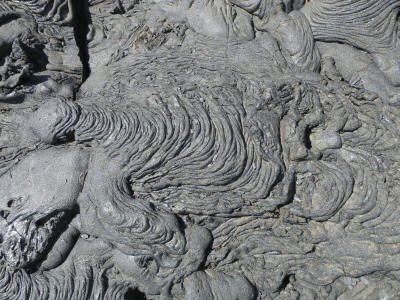 BARTOLOME GALAPAGOS DAY TRIP: Pahoehoe lava at Bartolome
